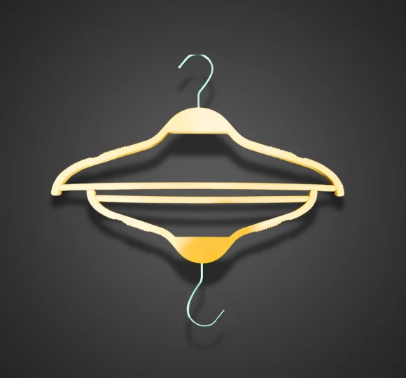 Fiber plastic hanger